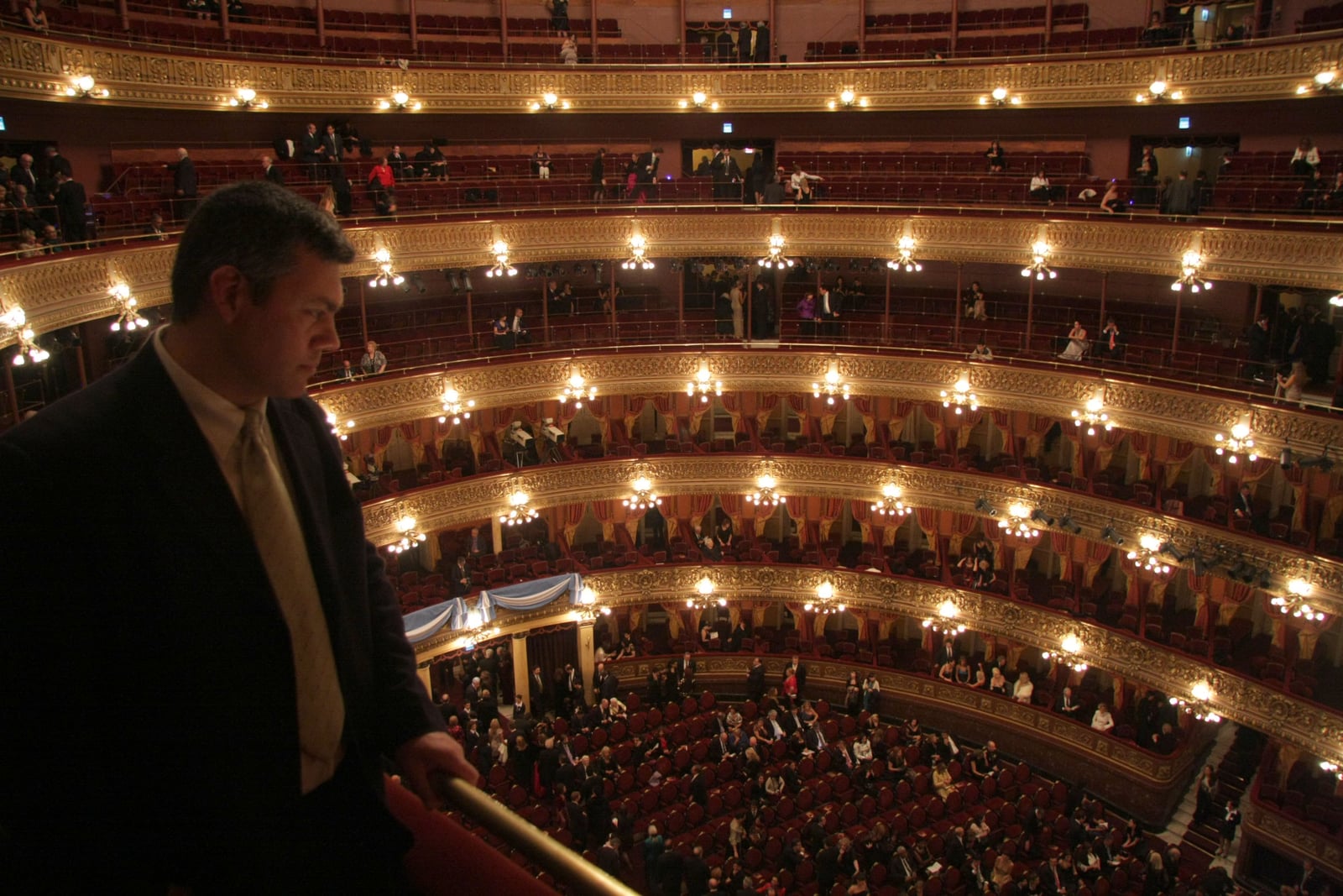 Gala de reapertura del Teatro Colón. La Sala Principal.