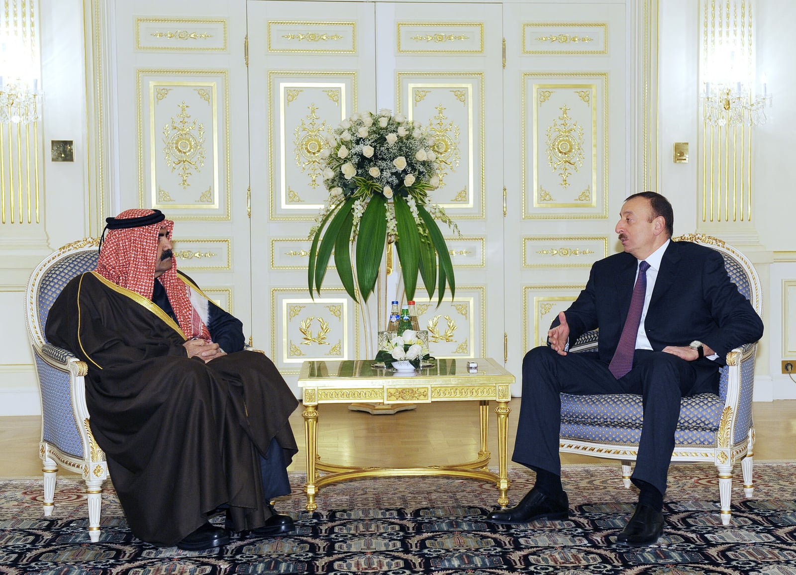 The Emir of the State of Qatar, Sheikh Hamad bin Khalifa Al Thani, has arrived in Azerbaijan on a working visit. President Ilham Aliyev has met with the Emir of the State of Qatar, Sheikh Hamad bin Kh
