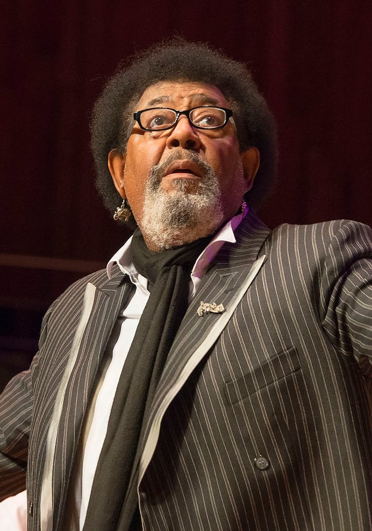 Buenos Aires, 23 de agosto de 2015: El cantante, compositor y músico uruguayo Rubén Rada presentó su disco “Tango, milonga y candombe”, en el auditorio "La Ballena Azul" del Centro Cultural Kirchner (