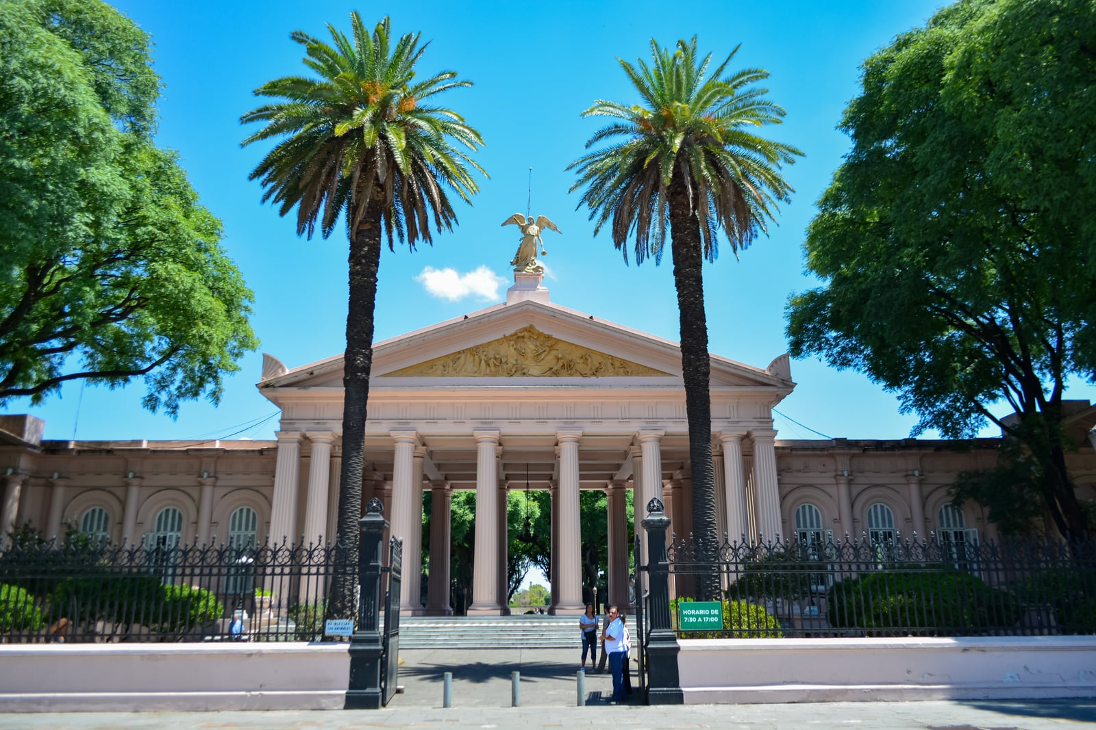 La Chacarita cementery main door, built in 1888, Buenos Aires, Argentina.