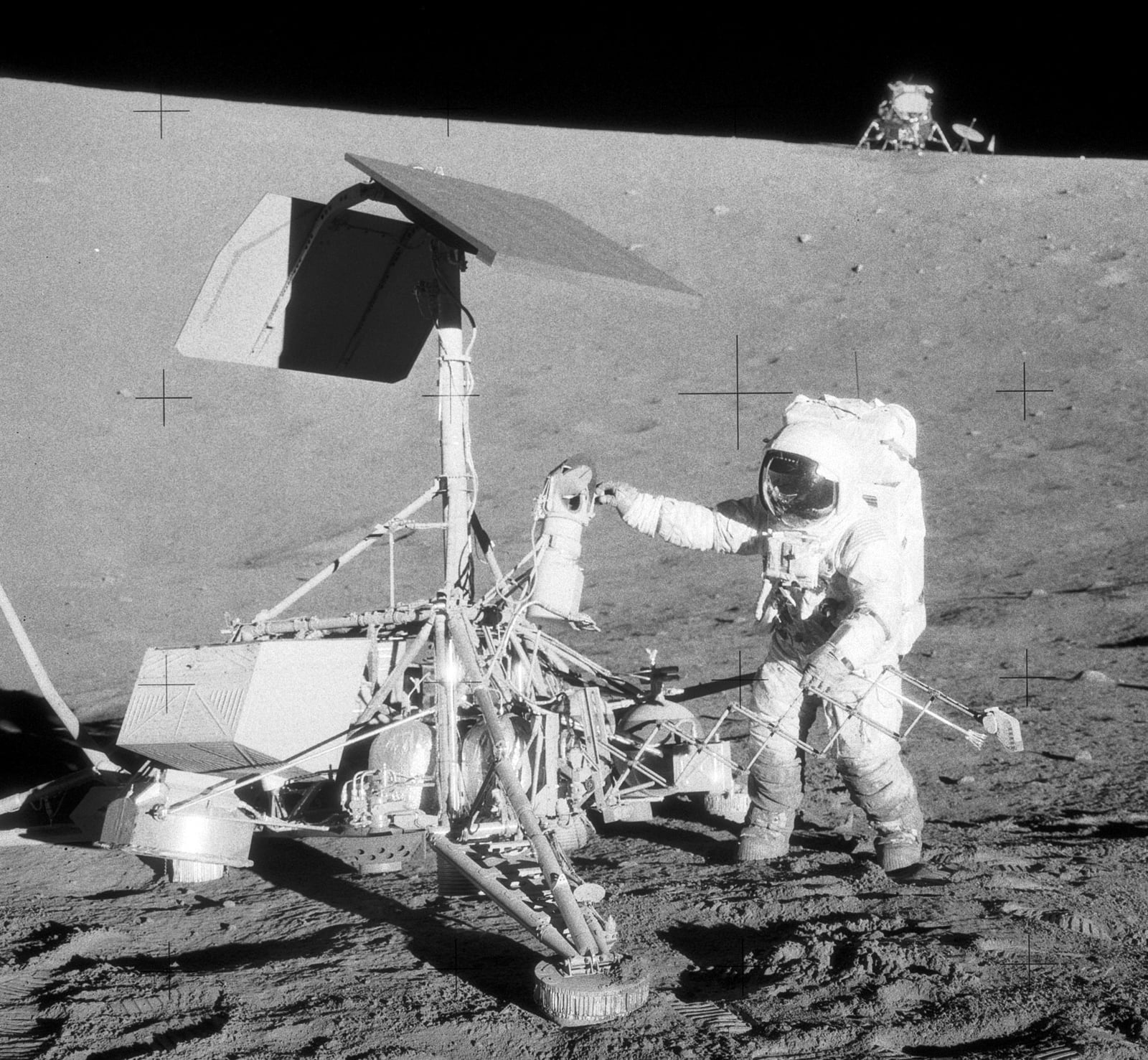 Apollo 12 - Surveyor 3 and Conrad