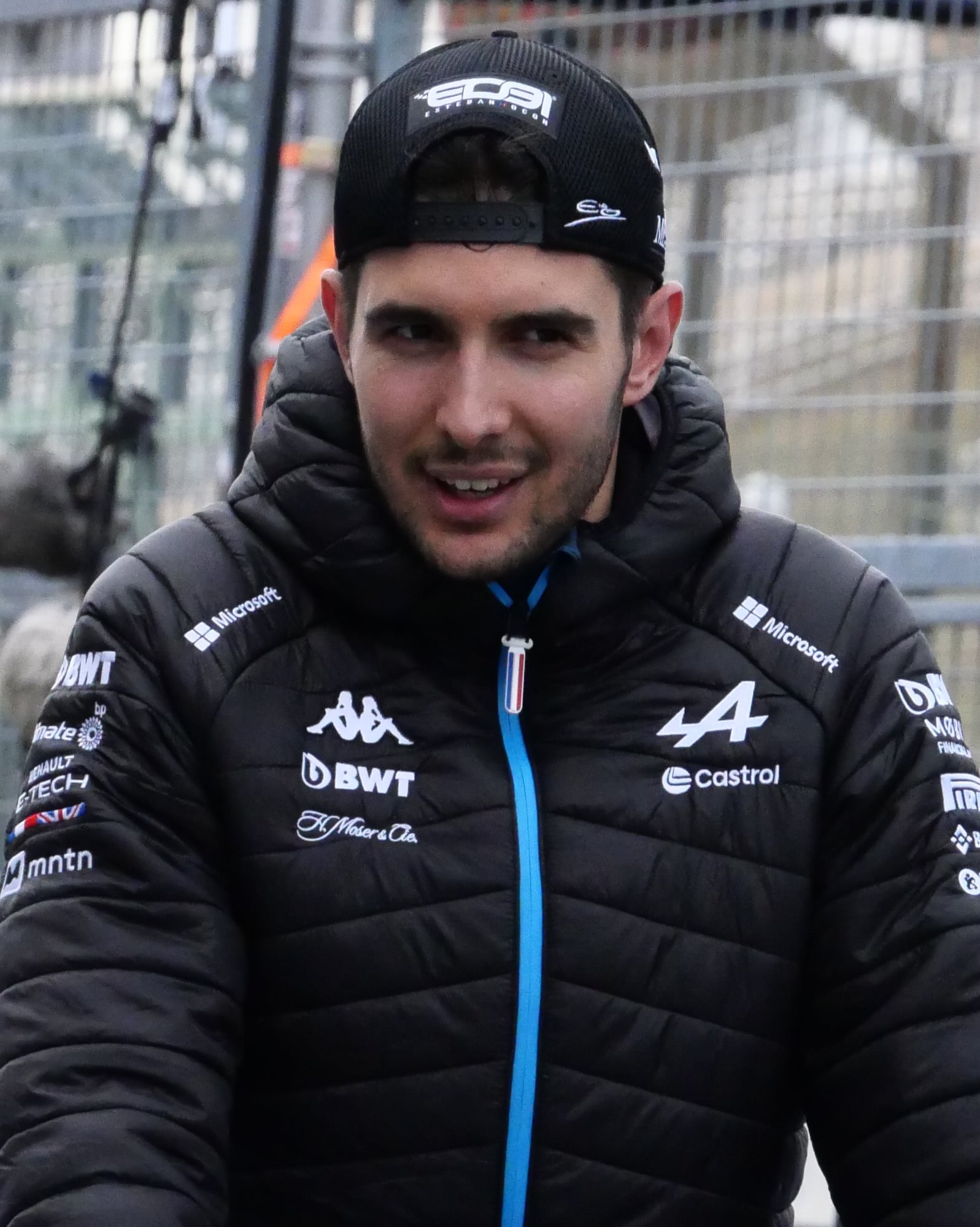 Esteban Ocon in the pitlane during the 2024 Japanese Grand Prix