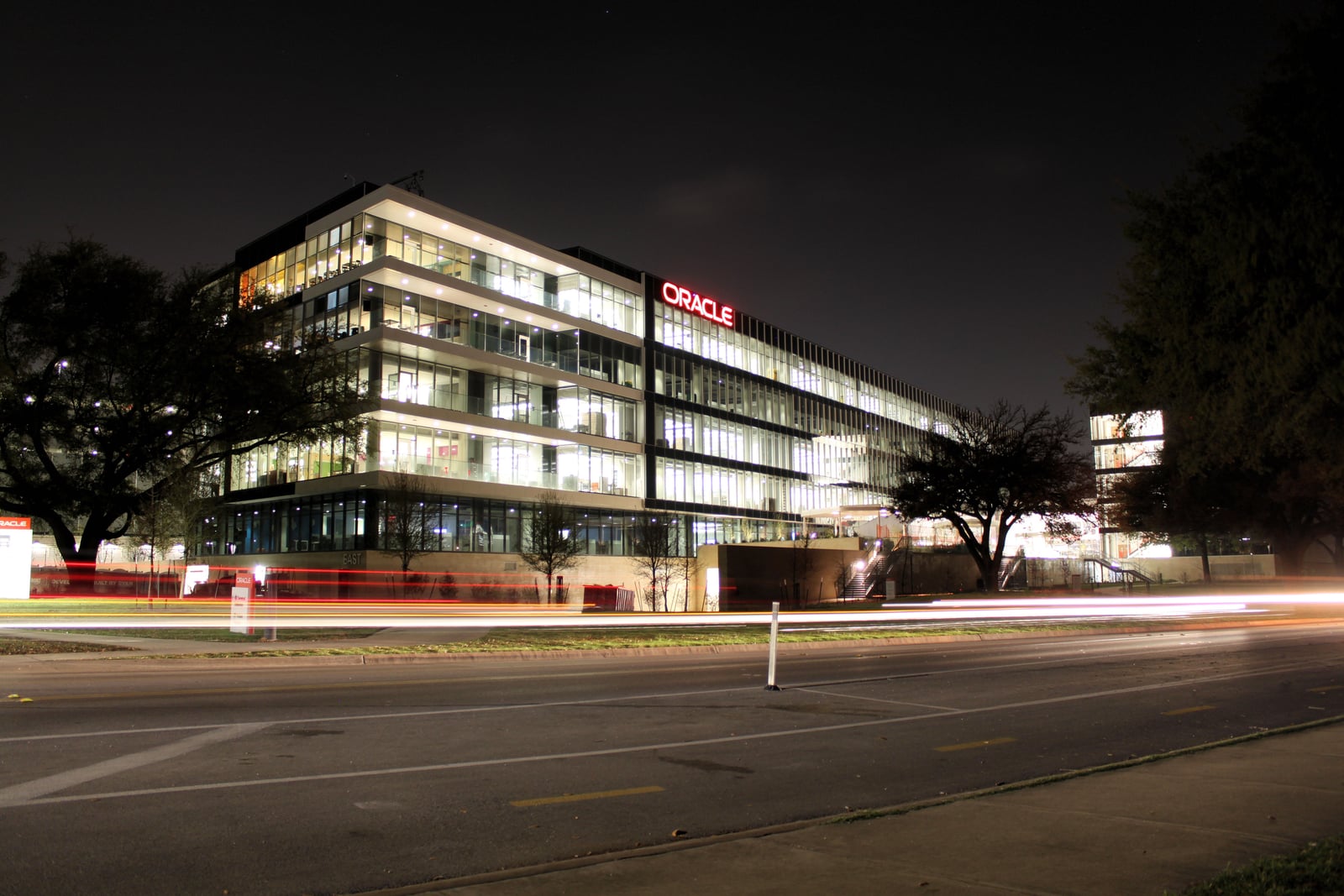 Picture of the Oracle Riverside Campus in Austin, Texas in 2018.