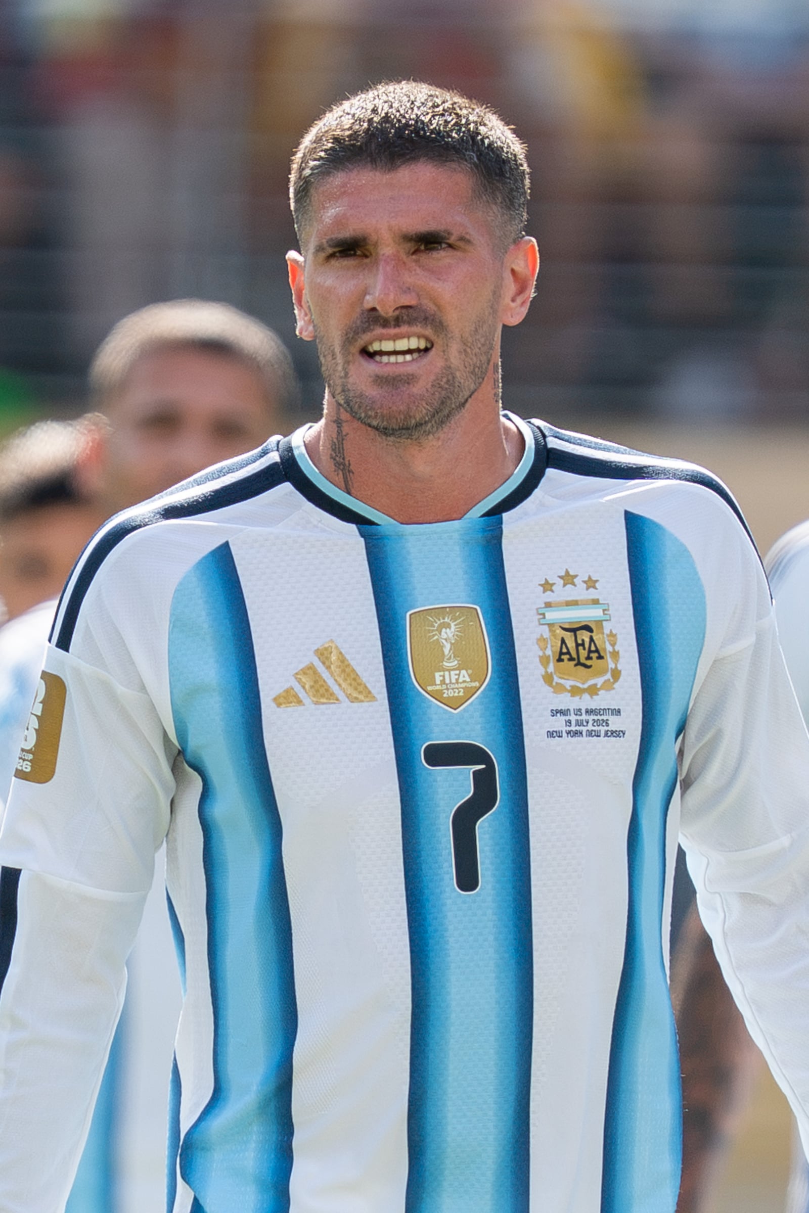 Rodrigo De Paul during Argentina vs Spain at the 2026 FIFA World Cup Final