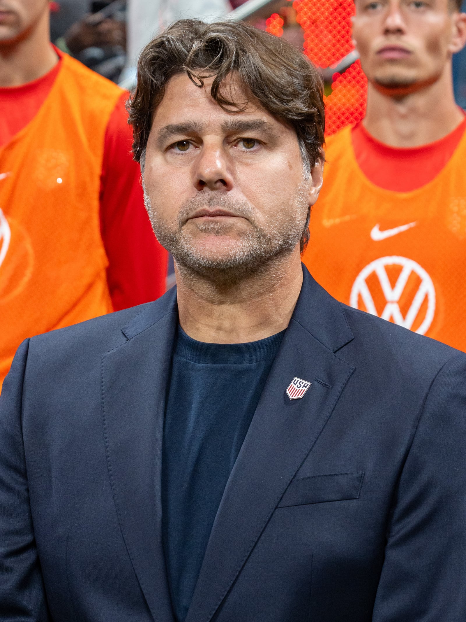 Mauricio Pochettino during USMNT v Belgium on March 28 2026 at Mercedes-Benz Stadium in Atlanta, Georgia
