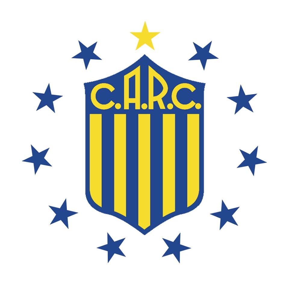 First logo of Rosario Central, with the 11 titles won to date.