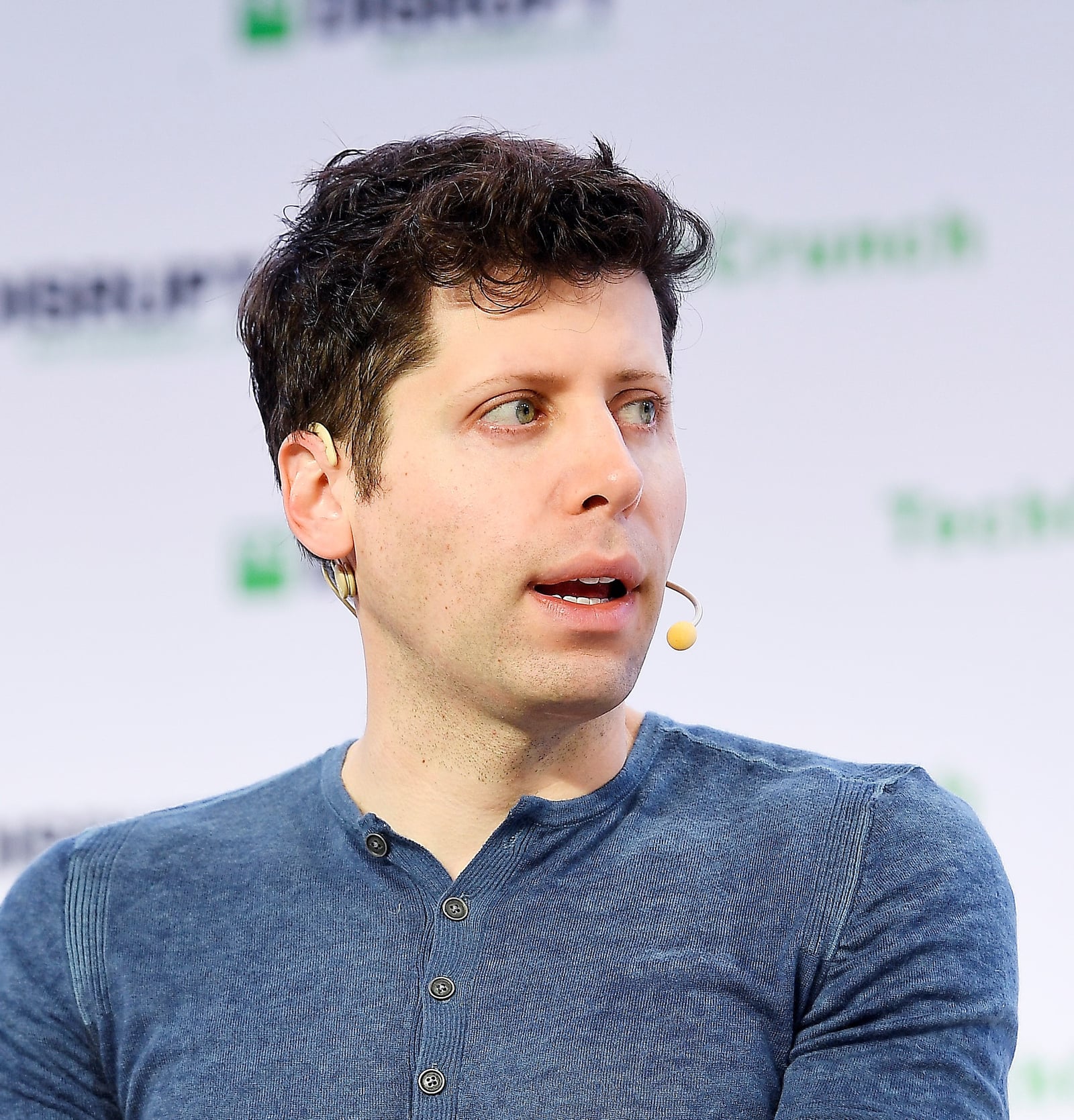 SAN FRANCISCO, CALIFORNIA - OCTOBER 03: OpenAI Co-Founder & CEO Sam Altman speaks onstage during TechCrunch Disrupt San Francisco 2019 at Moscone Convention Center on October 03, 2019 in San Francisco