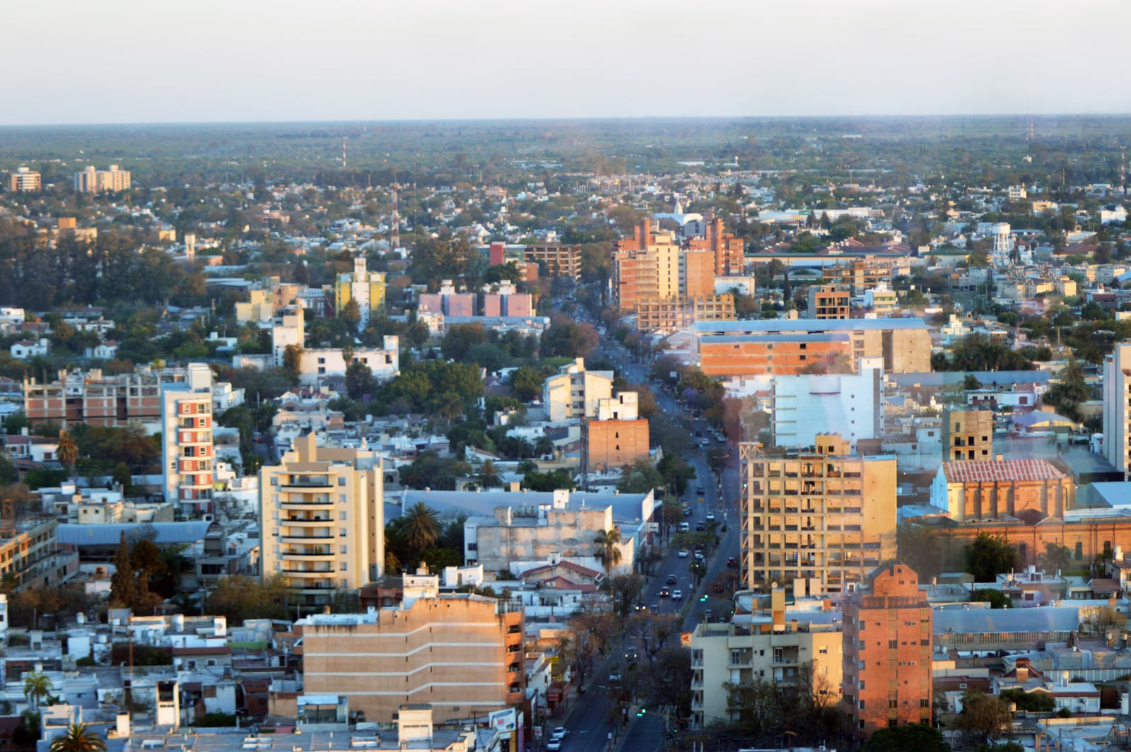 Santiago del Estero city, in Argentina. View from Juan Felipe Ibarra's Complex.