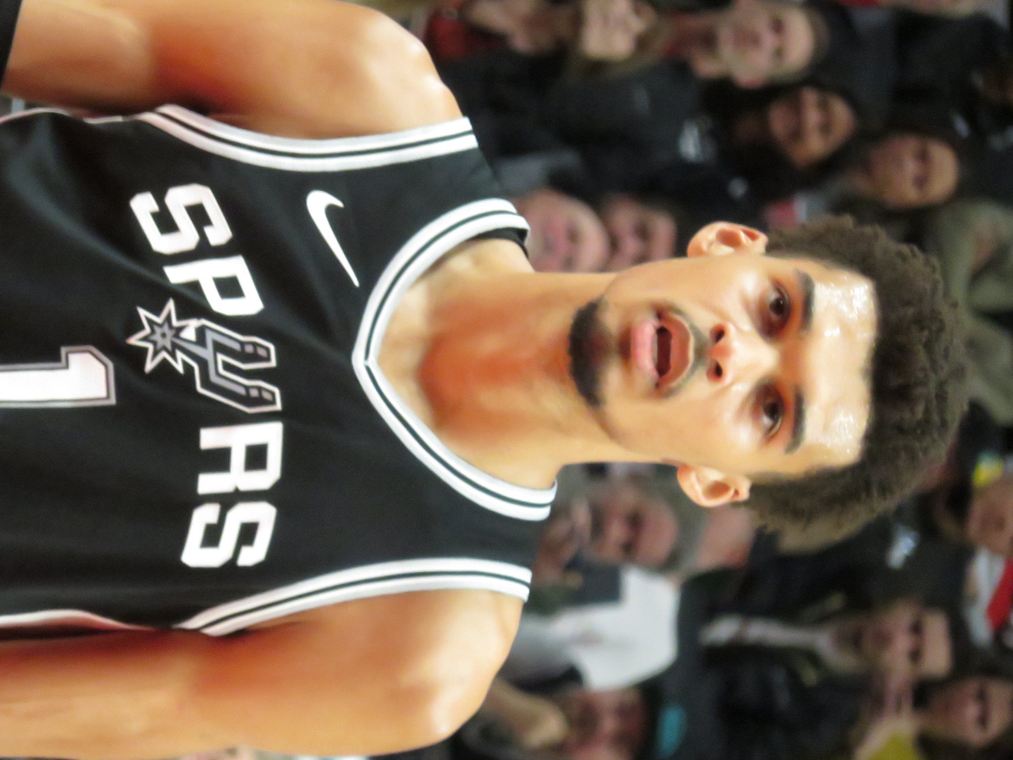Victor Wembanyama #1 of the San Antonio Spurs against the Portland Trail Blazers on December 13, 2024 at Moda Center in Portland, Oregon.