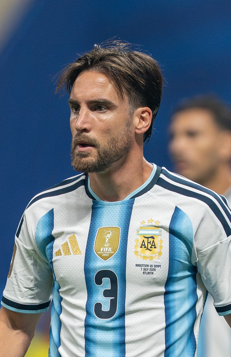 Nicolas Tagliafico during Argentina v Egypt at the 2026 FIFA World Cup