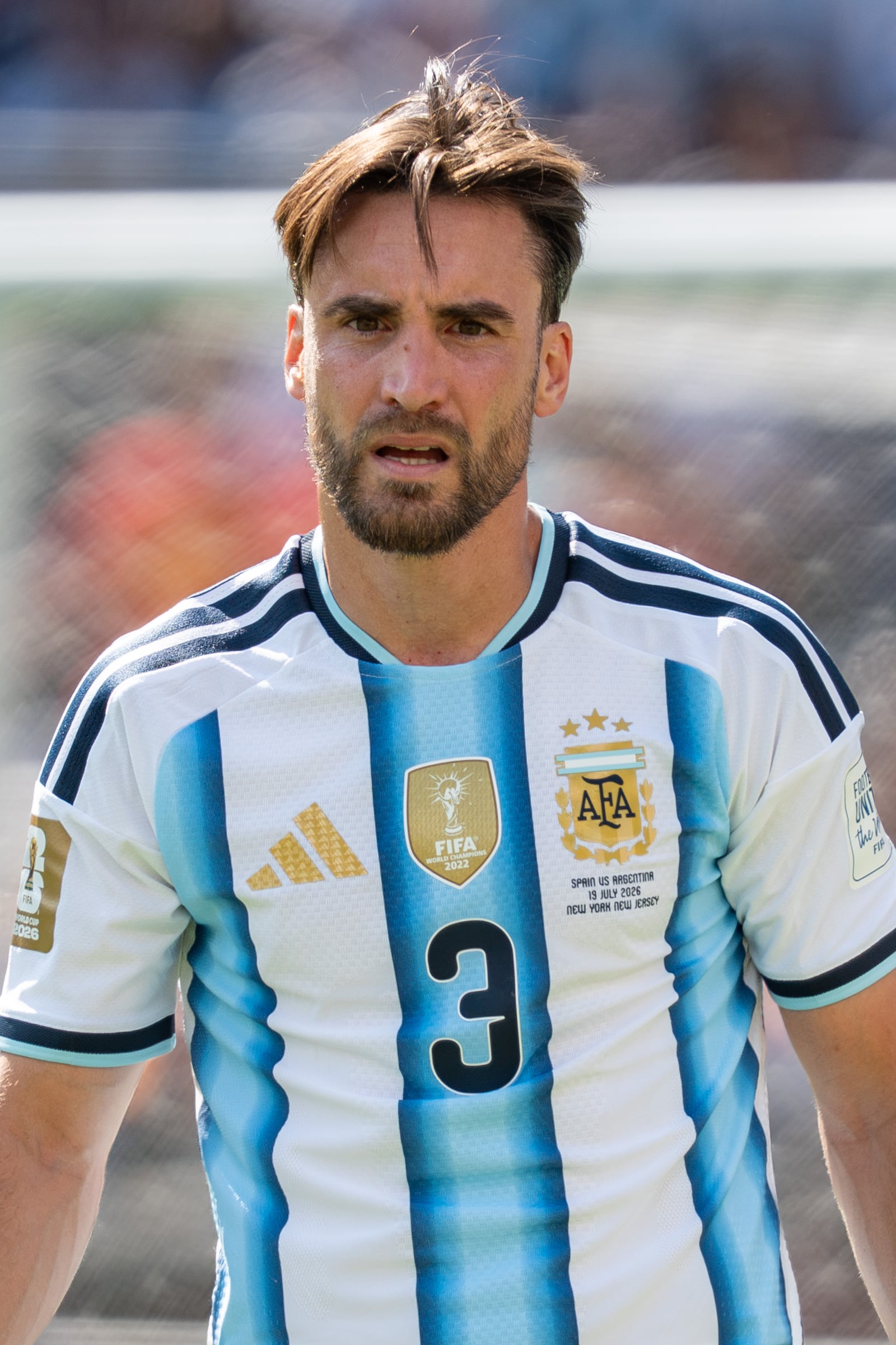 Nicolas Tagliafico during Argentina vs Spain at the 2026 FIFA World Cup Final