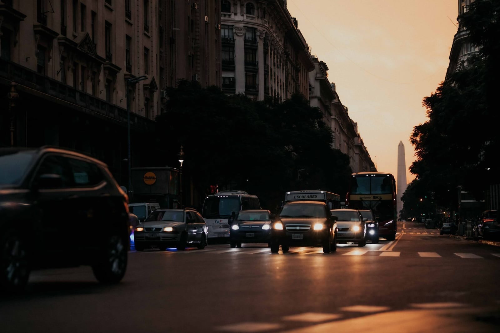 Obelisco y Avenida 9 de Julio