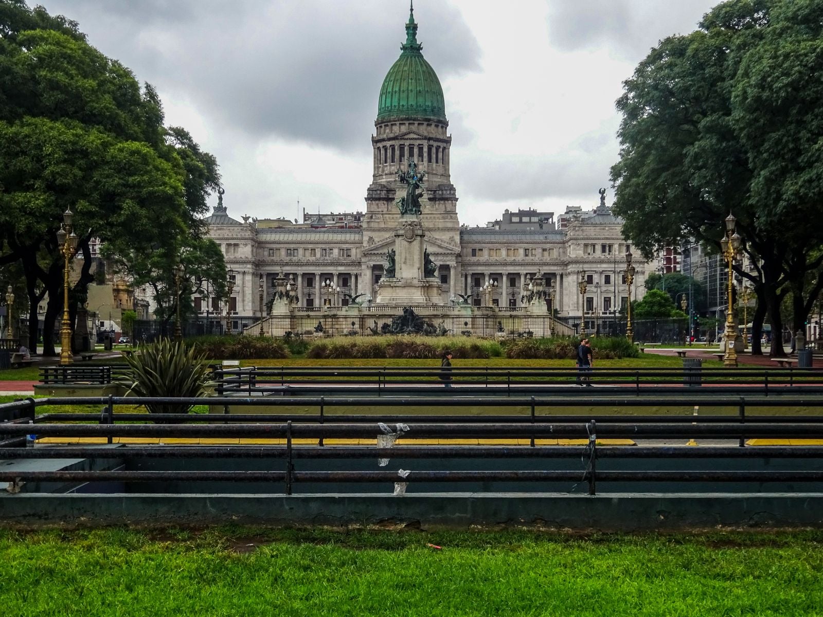 Palacio del Congreso argentino en Plaza del Congreso