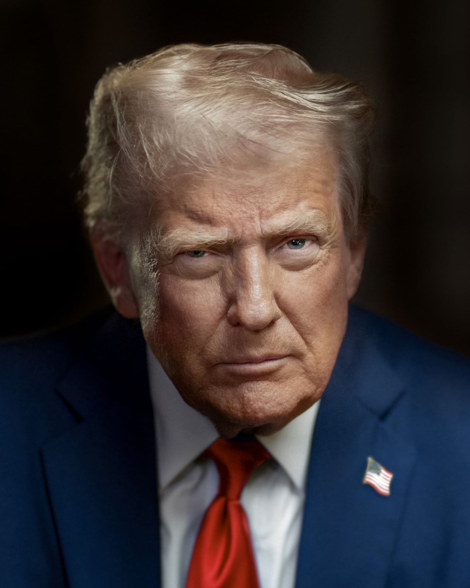 Official Presidential Portrait of President Donald J. Trump in his second term