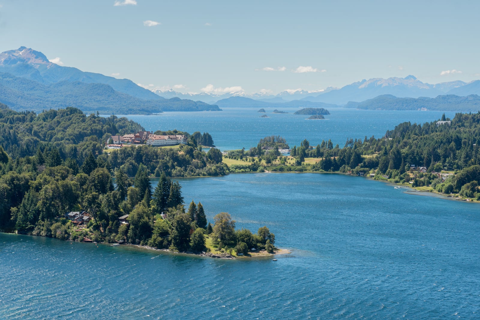 The Llao Llao Peninsula, between the Moreno and Nahuel Huapi Lakes in Patagonia, Argentina.