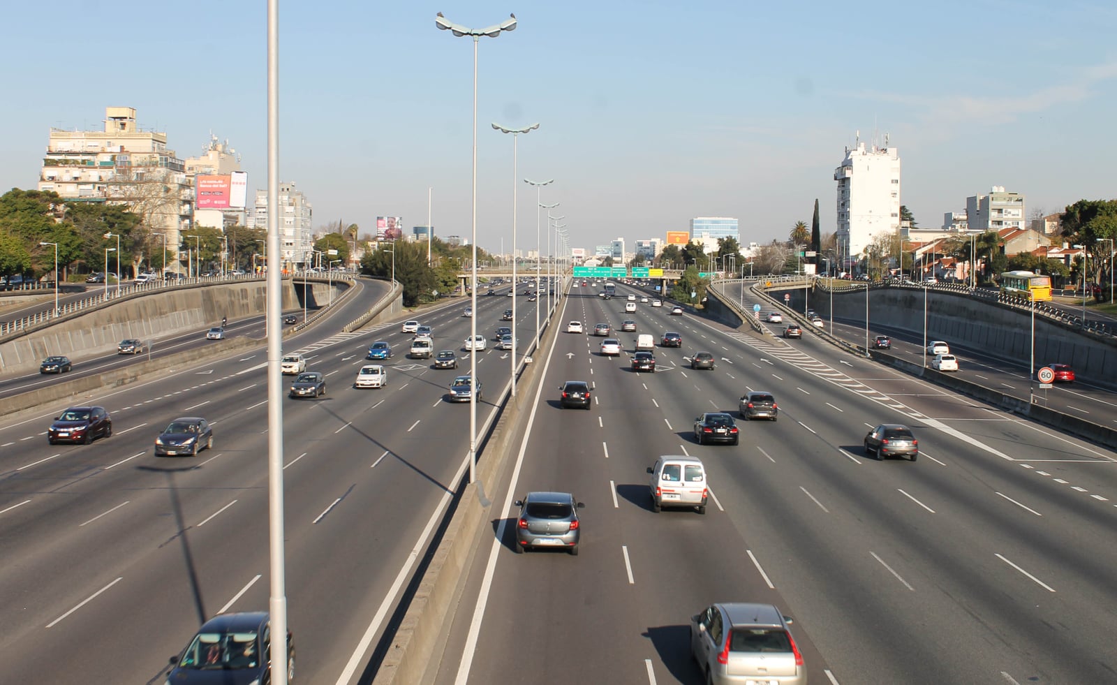 Panamericana Highway in Buenos Aires