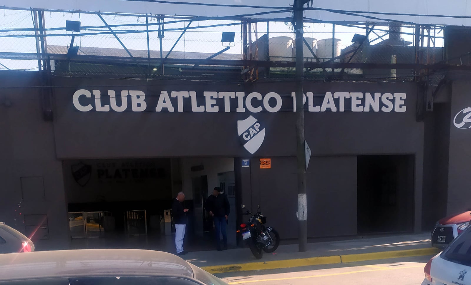 entrance to the club