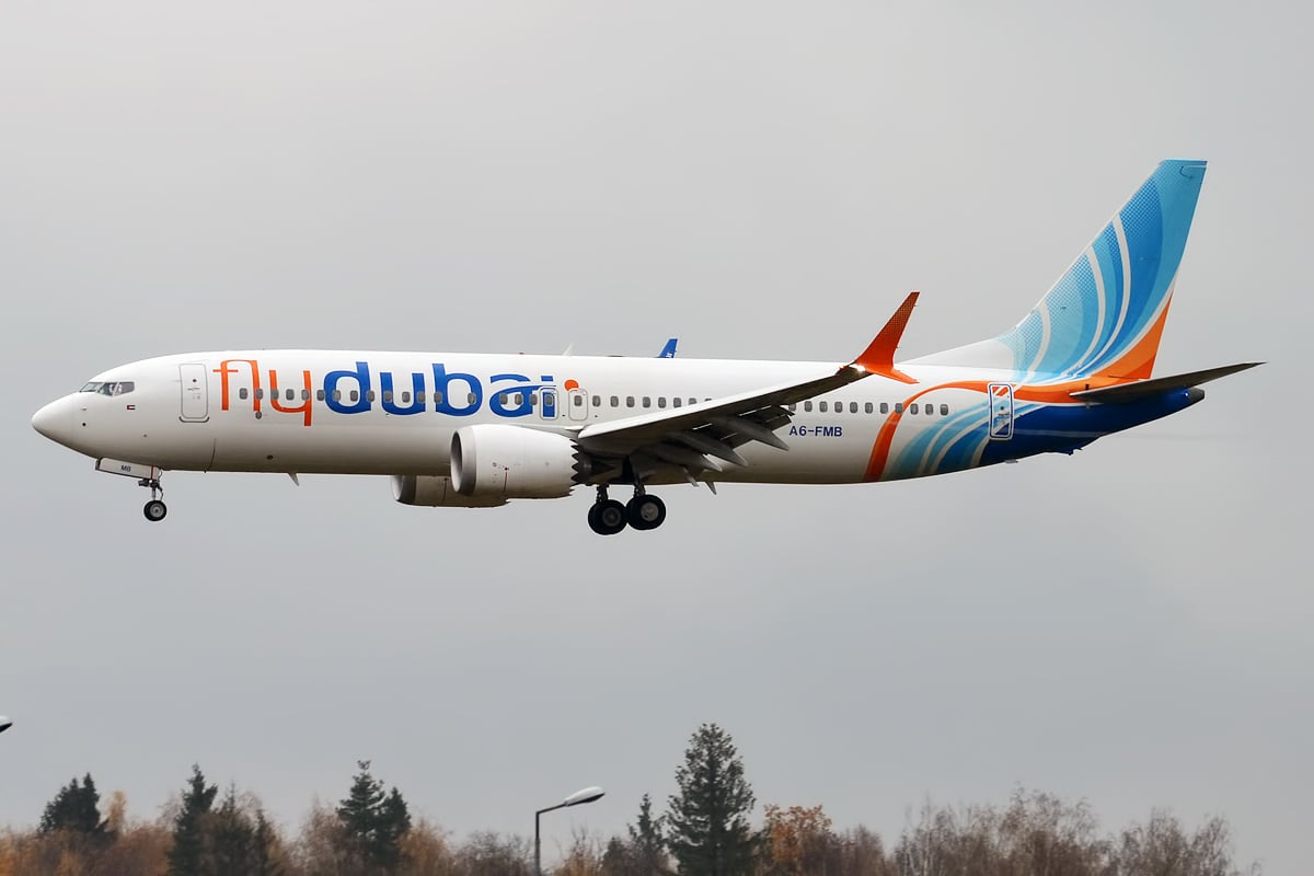 FlyDubai, A6-FMB, Boeing 737-8 MAX