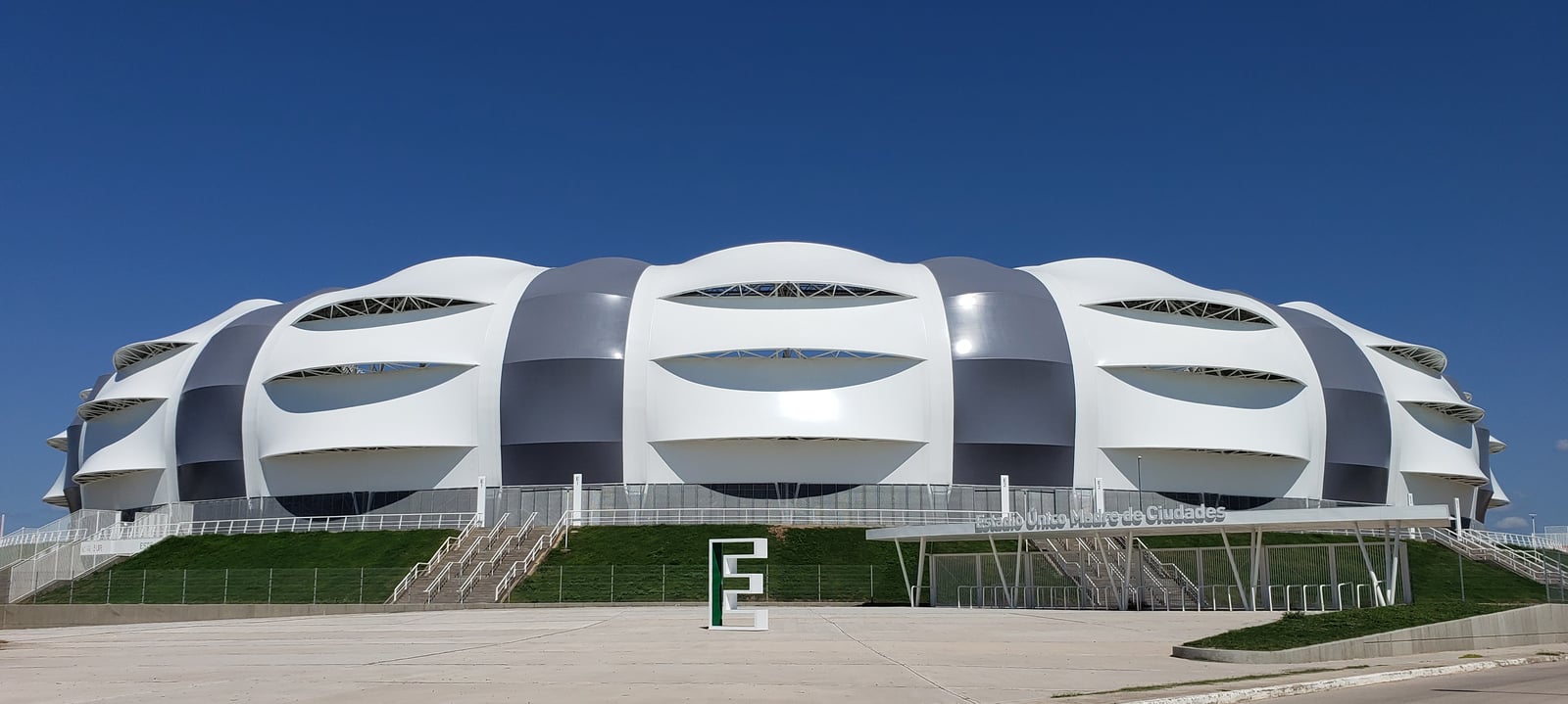 East entrance of the "Madre de Ciudades" Stadium, in the city of Santiago del Estero, Argentina.