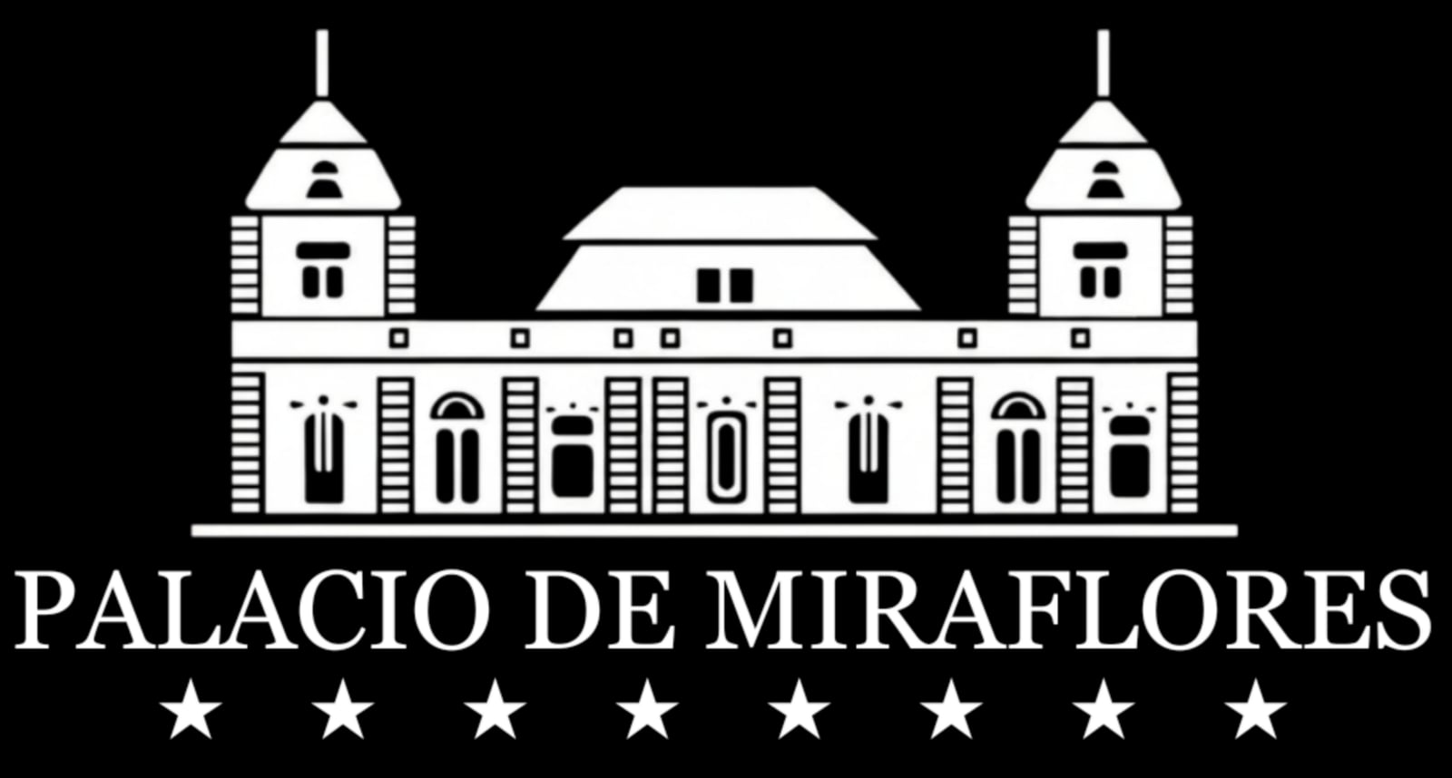 Logo of Miraflores Palace, the presidential palace of Venezuela.