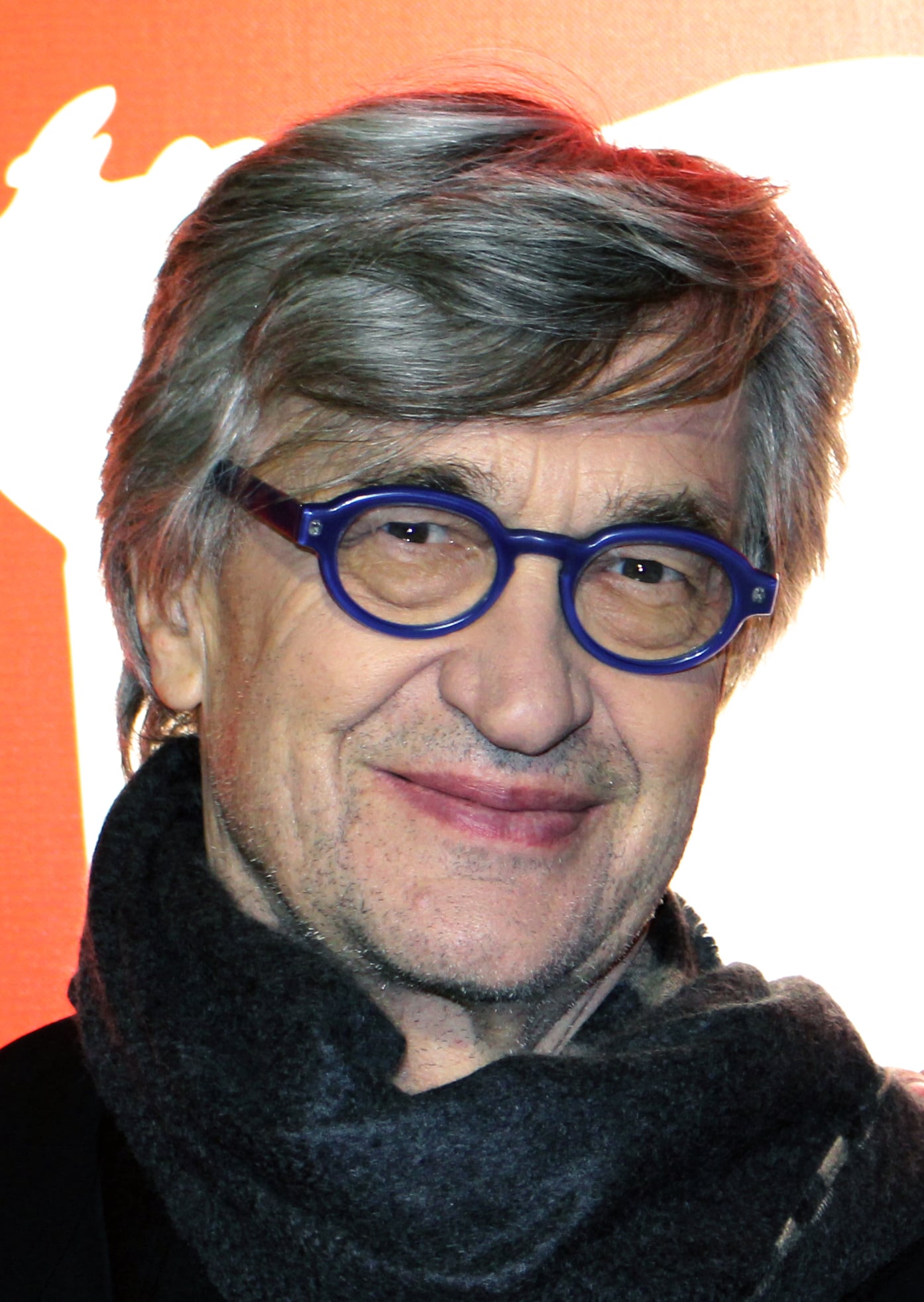 Wim Wenders bei der Berlinale 2015 zur Vorführung des Director's Cut seines Films Bis ans Ende der Welt im Eiszeit-Kino in Berlin-Kreuzberg
